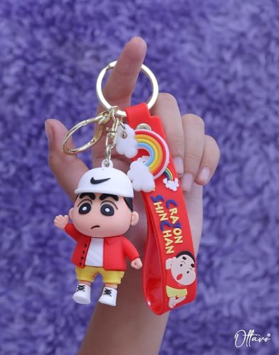 Image of OTTAVO Cute Cartoon 3D Silicone High -Quality PVC Material Keychain, Suitable for Boys and Girls - Pack of 1.