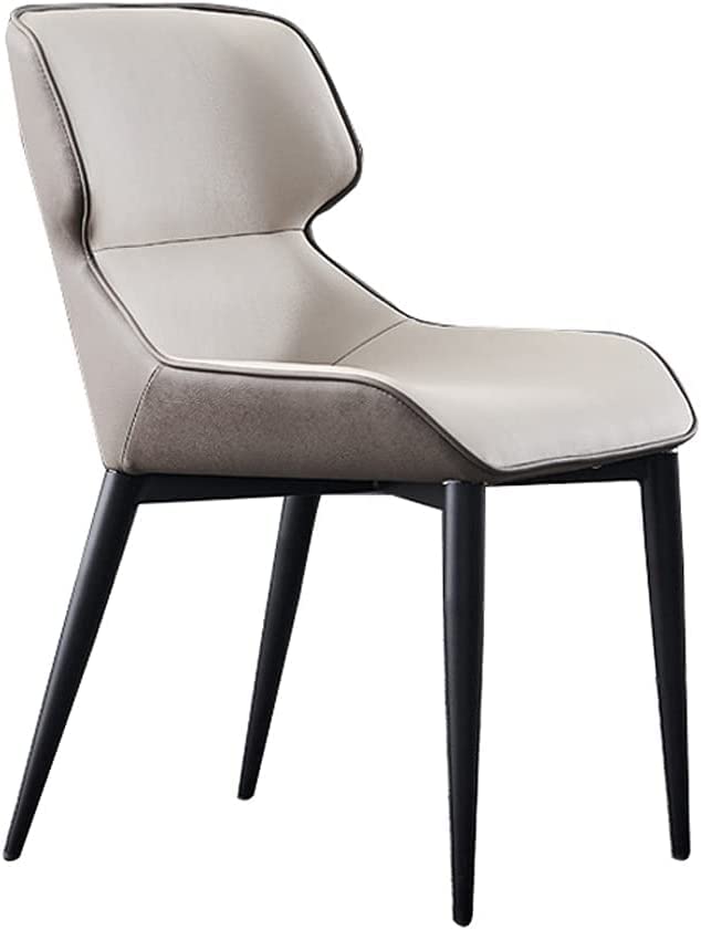 Chaises de salle à manger modernes en cuir PU rembourrées