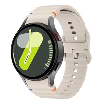 Pulseira de Silicone para Samsung Galaxy Watch 7 (Nude)