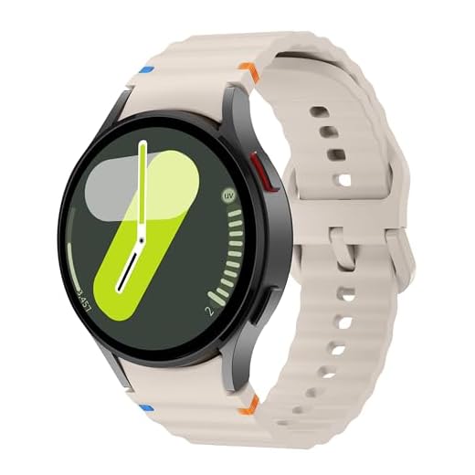 Pulseira de Silicone para Samsung Galaxy Watch 7 (Nude)