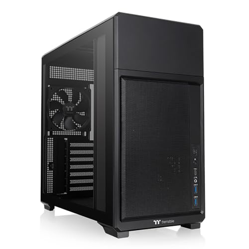 Image of Thermaltake TR300; Mid Tower; 1x120mm PWM Fan Included; ATX /mATX /mITX Support; 360mm Radiator Support; 410mm GPU Clearance; 260mm PSU Clearance; 165mm Air Cooler Clearance; Black; CA-11M-00M1WN-00