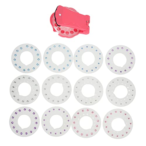 Ferramenta de Modelagem de Cabelo Infantil Com - Kit Divertido DIY para Brilho de Cabelo para Menina