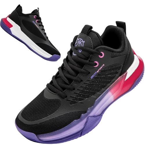 Image of Beita Basketball Shoes for Women High Upper Volleyball Shoes Fashion Sneakers Breathable Sports Shoes Anti Slip