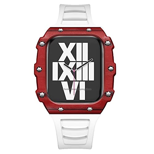 Kit modification Apple Watch SCHIK luxe carbone et céramique pour iWatch 45mm