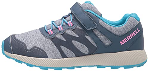 Merrell Nova 2 Hiking Shoe, Navy/Heather/Turq, 6.5 Us Unisex Big Kid #TOP7