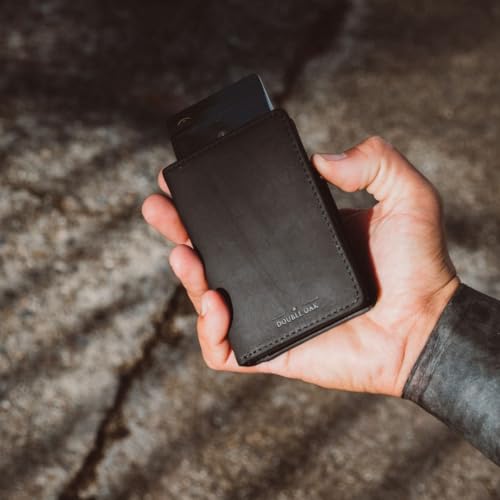 Pop-up Wallet | RFID Blocking Leather Minimalist Wallet | Slim Wallet for Men | Top Grain Leather, Holds up to 10 Cards Plus Cash…2