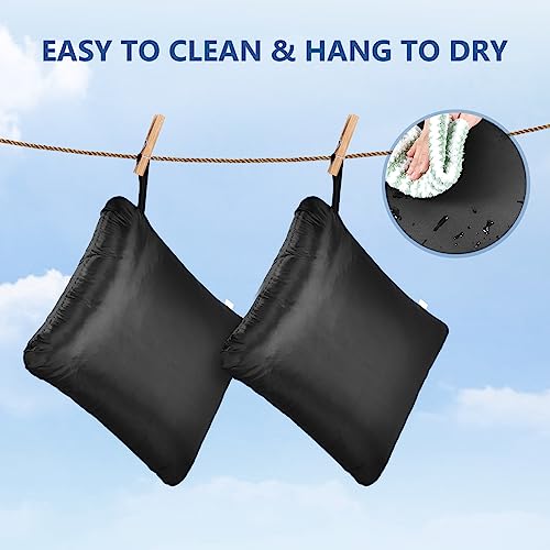 OTraki Large Wet Dry Bags 20 x 24 inch 2Pcs Reusable Zippered Diaper Bag Oxford Cloth Gym, Swimsuits, Beach, Pool, Toiletries, 50 x 60 cm