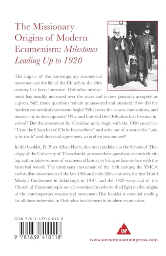 9781639410118 Missionary Origins Of Modern Ecumenism: Milestones Leading Up To 1920 thumb #1