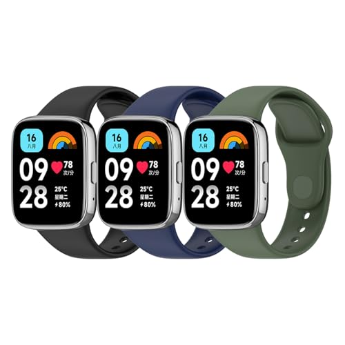 Redmi Watch 3 Active/3 Lite �Ή� �����o���h �ւ��x���g �X�g���b�v �V���R�[�� �_�炩�� (�� (3�{�Z�b�g))