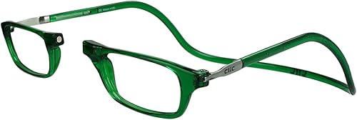 Miniatura 1 de Clic - Anteojos de lectura magnéticos, para computadora, lentes reemplazables, varillas ajustables, originales (tamaño pequeño-mediano)