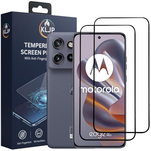 Image of Military-Grade Gorilla Tempered Glass For Moto Edge 50 Neo With Installation Kit | Edge to Edge Coverage | Black (Pack Of 2)
