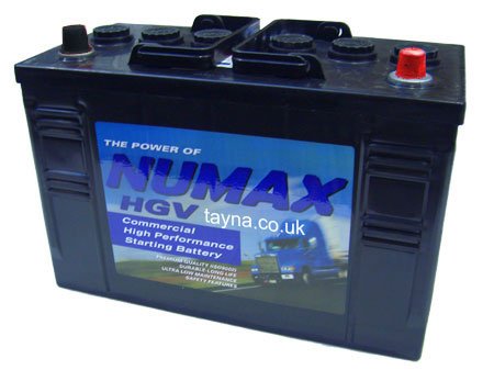 Numax Premium Truck 663 Batterie Poids Lourds, Travaux Publics, Agricoles, 12V 110Ah 800 Amps (En)