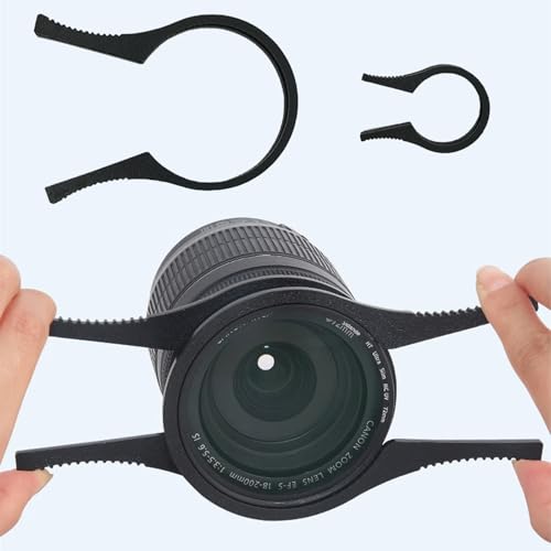 COZERI Filterklemmen，2-teiliges Filterschlüssel Set,Kamera Objektiv Filter Werkzeug, Lens Spanner zum einfachen Entfernen von Filtern 62-77mm & 49-58mm，Clip-on Handy Filterzange