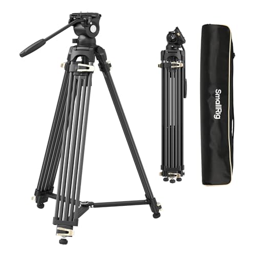Amazon | SmallRig AD-01S ビデオ三脚 187cm高耐久三脚 パンおよび