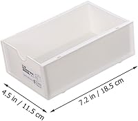 Vista 3 de STOBOK 1pc Box Desktop Storage Box Storage Drawers Organizer Office Desk Drawer Organizer Storage Pull Out Drawers Vocabulary Desktop Organizer