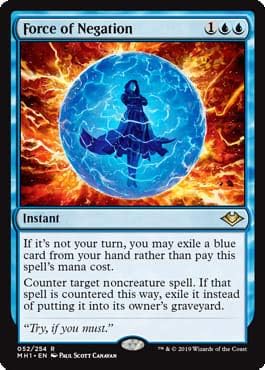 Magic: The Gathering - Force of Negation - Modern Horizons