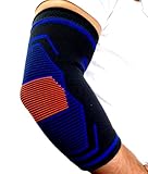 Elbow Support pack of 2 - Men and Women - Elbow sleeves - Elbow brace - elbow pain treatment - Compression sleeves for tendonitis, tennis elbow, Golfers Elbow, Workout, Weight lifting - Arm Sleeve