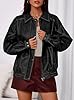 PRETTYGARDEN Faux Leather Jacket Women Bomber Moto... #1