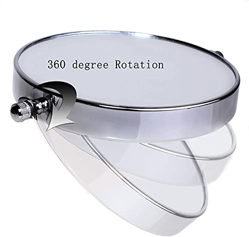 Miroir de maquillage chromé KXD3101 structure double face de qualité supérieure