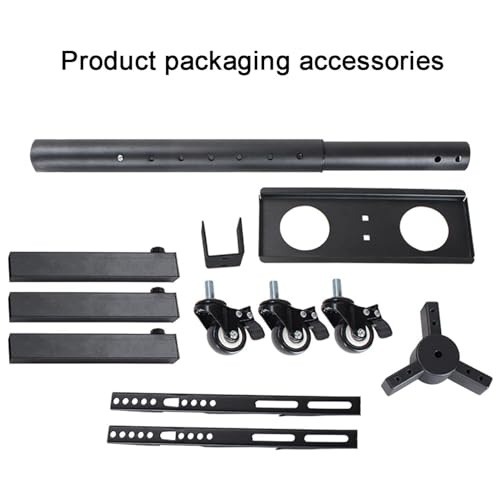 Soporte móvil para TV con ruedas ajustable para 14-32 pulgadas miniatura 7