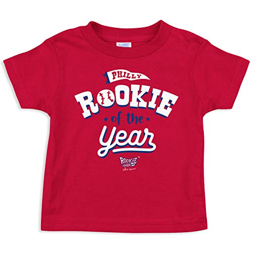 Philadelphia Baseball Fans. Rookie of The Year Red Toddler Tee (Toddler Tee, 4T)