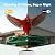 Bird Feeder with Camera, 2K HD Solar Powered Birdhouse with Cam for Outdoors, AI Identify Birds Species, Auto Capture & Real-time Notifications (Green)