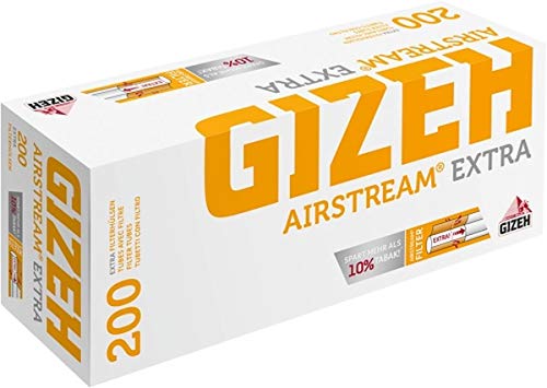 1000 (5x200) GIZEH Airstream EXTRA (Vainas, Manguitos filtro, Tubos de cigarrillos)