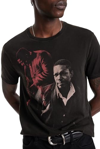 John Varvatos Men's John Coltrane Tee, Black2