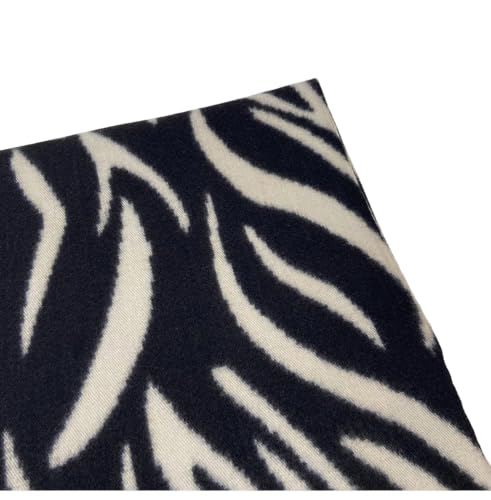 INOGIH Fall Winter Oversized Soft Warm Scarf Zebra Stripe Shawls Wraps Tassels Women - Image 6
