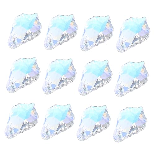 Exceart 14363779488116 24 Pcs Crystal Maple Leaf Pendant Lamp Lighting Drops Pendants Clear Crystal Pendant Hanging Crystals Prisms Suncatcher Diy Part Rainbow Maker Ornament Decor Locket Sun Visor Car thumb #6