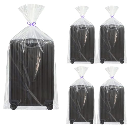 Thicken Extra Large Clear Storag Bags Heavy Duty Storage Bag Plastic Storage Bags with re-useable Thickened and Sturdy Waterproof Dustproof Apply to Quilts Suitcase Plush Toys Office Chairs (5 Pcs)
