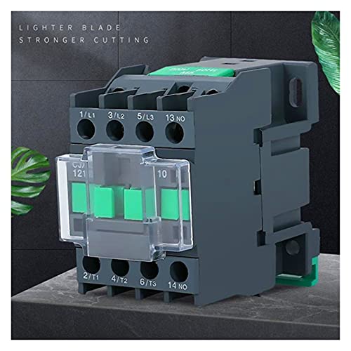 Contacteur AC CJX2-1210 12A 3P 220V avec montage sur rail DIN