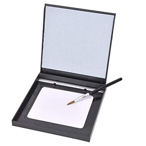 Watertekenset voor schilderen, schetsen en meditatie met natuurlijke houtborstel en yogastandaard – volwassenen en…