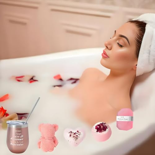 12 Pcs Birthday Gifts for Women, Self Care Gifts, Unique Relaxing Spa Gift Basket with Luxury Flannel Blanket, Get Well Soon Gifts for Women, Mom, Friends, Sister, Wife, Mother's Day,Valentine's Day - Image 4