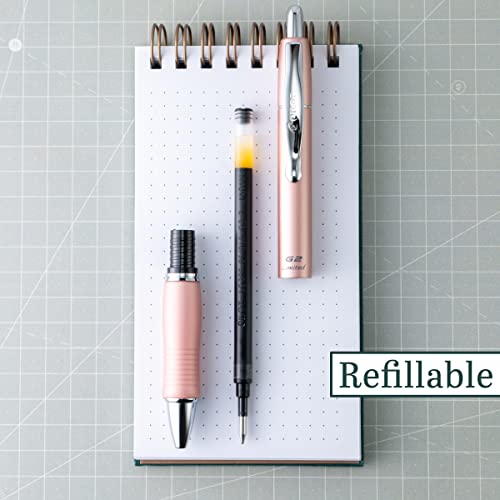 Image of Pilot G2 Limited Refillable & Retractable Gel Pen, Fine Point, Rose Gold Barrel, 0.7 mm, Black Ink, Single Pen