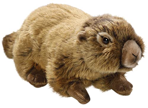 Peluche Marmotte des Alpes au Lit : Compagnon Doux pour Enfants