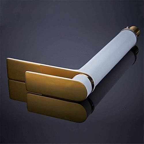 Mitigeur d'évier blanc avec commande fluide et jet cascade régulé - 4