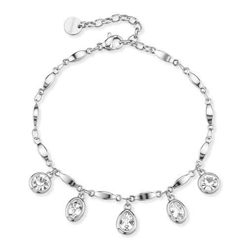Bracelet femme acier Brosway BYM208 en maille milanaise élégante