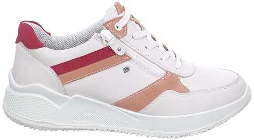 Jomos 810395-120-192 Blanc baskets confortables en cuir souple pour homme