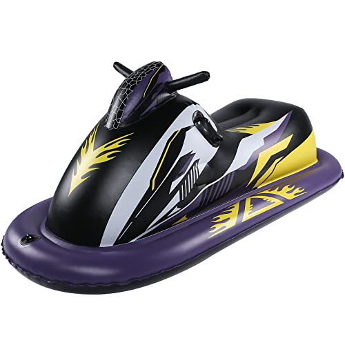 Obaba Snow Tube Inflatable Sleds For Kids And Adults Heavy Duty Large Snow Tubes Outdoor Sledding For Holiday Christmas Fun (63 Inch Snowmobile) #TOP29