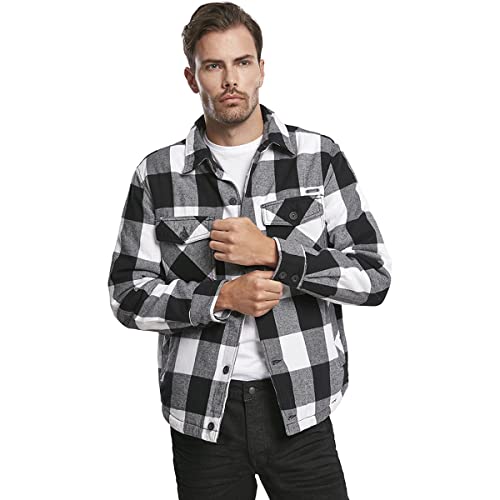 Image of Brandit Men's Lumber Jacket Black /Blue