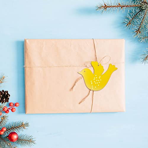 Healifty 30Pcs Hanging Pendant Bird Wooden DIY Craft Unfinished Wood Sign Ornaments for Christmas Tree Decoration - Image 3