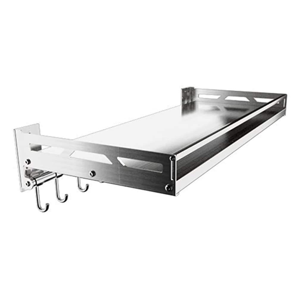 Stainless Steel Wall Mount Shelf Kitchen Floating Shelves Bathroom Shelf Organizer Shower Caddy Storage Multifunctional Serving Shelf Oven