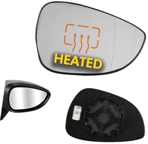 Verre de rétroviseur chauffant Ford Fiesta Mk7 vitre de rechange droite anti-givre robuste