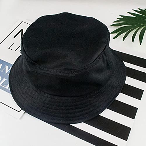 2 Peças Clássicas Chapéu Balde de Algodão Pesca Chapéu de terre de Balde Dobrável