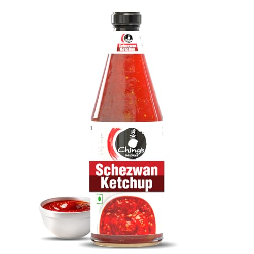 Image of Ching's Secret Schezwan & Tomato Sauce Ketchup, 485 g