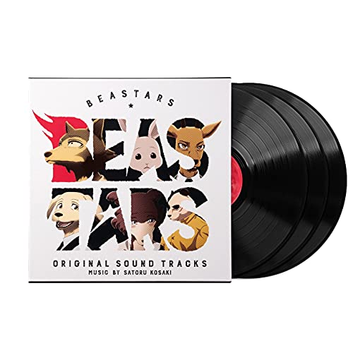 Beastars - Original Box Soundtrack - Exclusive Limited Edition Classic Black Colored Vinyl LP x3 ( Includes Exclusive Art Book and Poster)