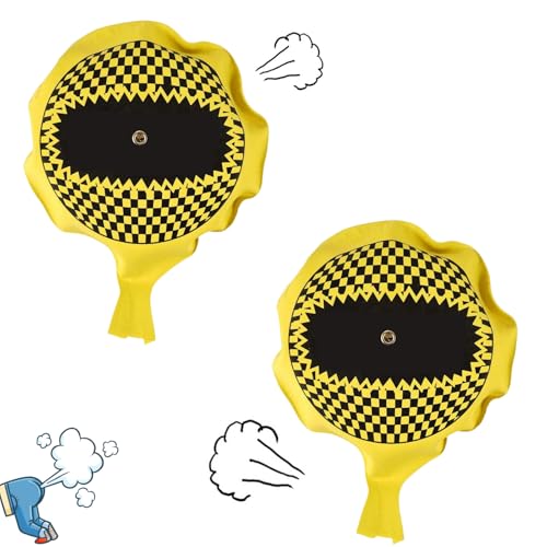 Myluatye Coussin Peteur,Coussin Péteur,Cushion Peteur Autogonflant,Amusement et Farces pour Adultes,Poisson D'avril,Jaune+Jaune