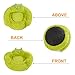 Jiupety Hundebett Katzenbett Flauschig, Donut Hundebettn Grosse Hunde, Orthopädisches Hundebett Hundehütte Indoor, Hundekorb Größe L (69 x 69 x 36 cm), Cartoon Dog Bed, Grün