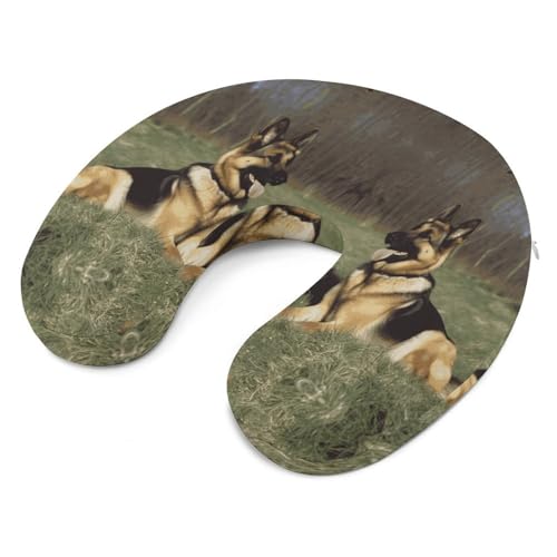 Almohada de viaje de memoria U para cuello cómoda miniatura 6